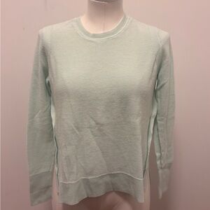 Banana Republic Light Green Sweater. Pima cotton cashmere.